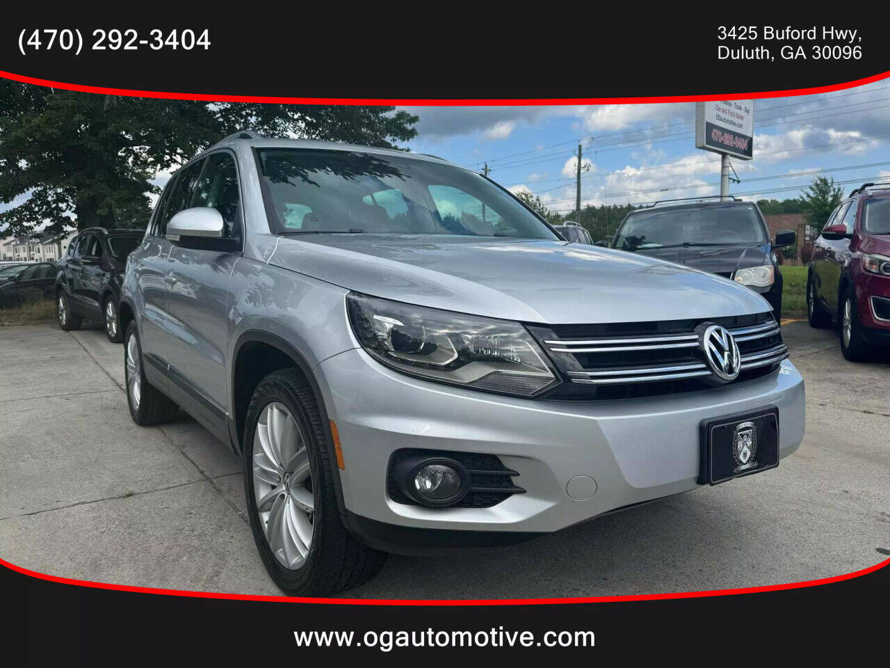 2016 Volkswagen Tiguan for sale at OG Automotive, LLC. in Duluth, GA