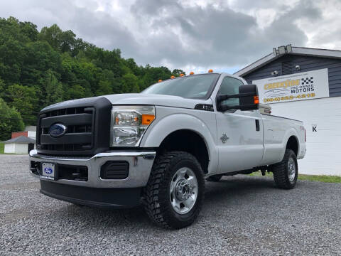 2012 Ford F-250 Super Duty for sale at Creekside PreOwned Motors LLC in Morgantown WV