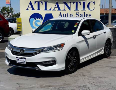 2016 Honda Accord for sale at Atlantic Auto Sale in Sacramento CA