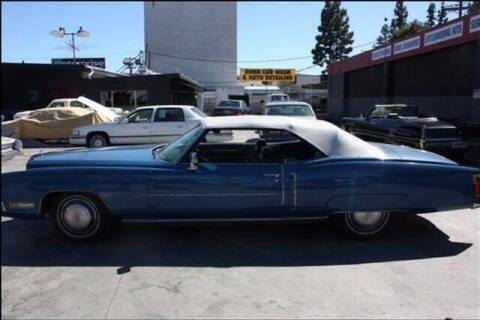 1972 Cadillac Eldorado for sale at Frank Corrente Cadillac Corner in Los Angeles CA