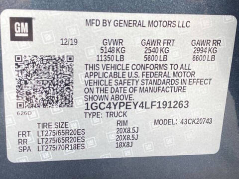 2020 Chevrolet Silverado 2500HD