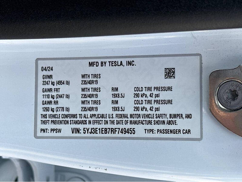 2024 Tesla Model 3 Long Range
