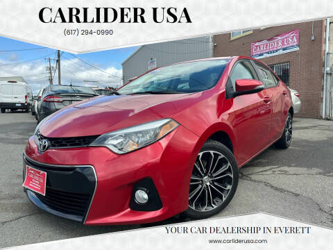 2016 Toyota Corolla for sale at Carlider USA in Everett MA