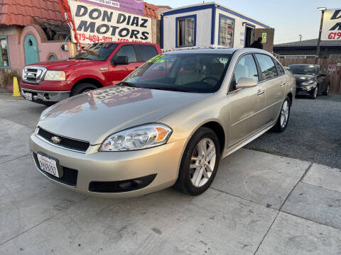 2012 Chevrolet Impala for sale at DON DIAZ MOTORS in San Diego CA