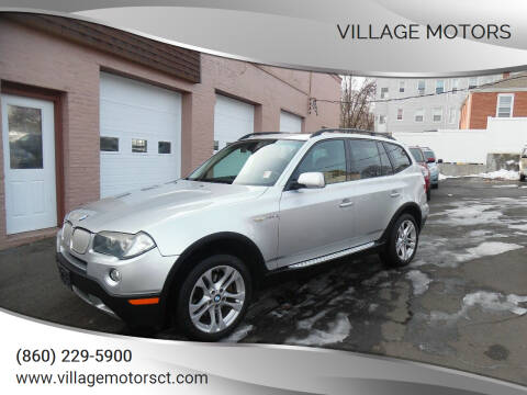2008 BMW X3 for sale at Village Motors in New Britain CT