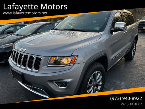 2014 Jeep Grand Cherokee for sale at Lafayette Motors in Lafayette NJ