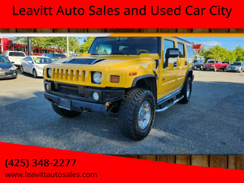 2006 HUMMER H2 for sale at Leavitt Auto Sales and Used Car City in Everett WA