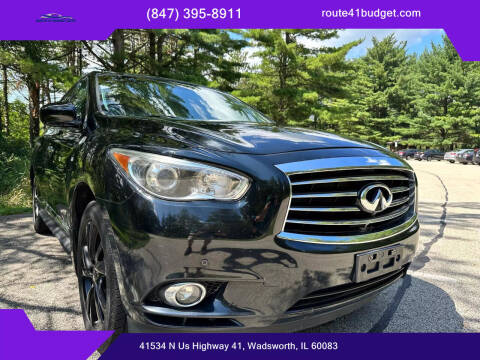 2014 Infiniti QX60 for sale at Route 41 Budget Auto in Wadsworth IL