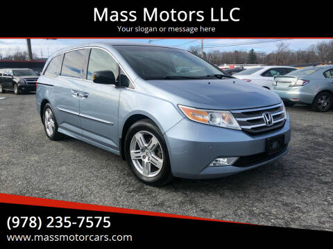 2011 Honda Odyssey for sale at Mass Motors LLC in Worcester MA