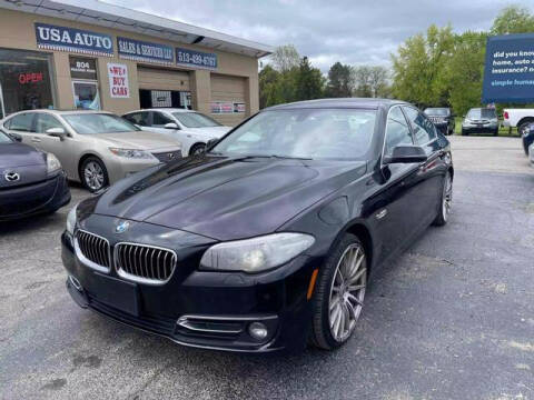 2014 BMW 5 Series for sale at USA Auto Sales & Services, LLC in Mason OH
