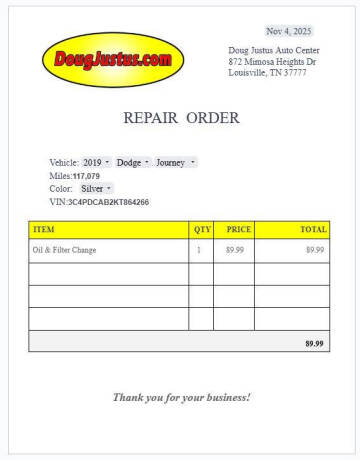 2019 Dodge Journey SE Value Package