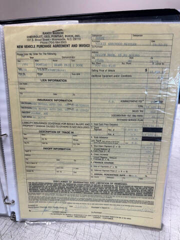 1991 Pontiac Grand Prix SE