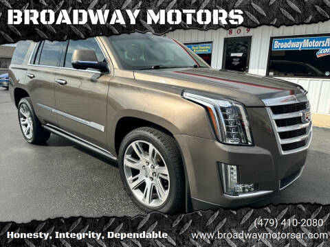 2015 Cadillac Escalade for sale at BROADWAY MOTORS in Van Buren AR