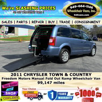 2011 Chrysler Town and Country for sale at Wheelchair Vans Inc in Laguna Hills CA