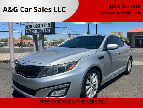 2015 Kia Optima for sale at A&G Car Sales  LLC in Tucson AZ