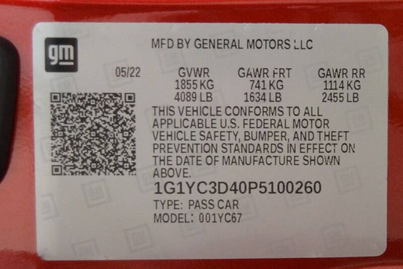 2023 Chevrolet Corvette Stingray