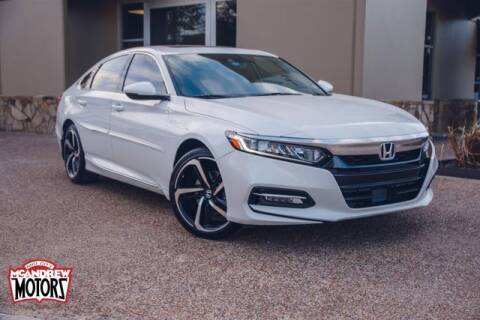 2018 Honda Accord Hybrid for sale at Mcandrew Motors in Arlington TX