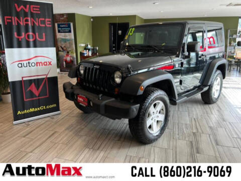 2013 Jeep Wrangler for sale at AutoMax in West Hartford CT