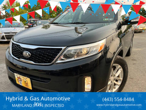 2014 Kia Sorento for sale at Hybrid & Gas Automotive Inc in Aberdeen MD