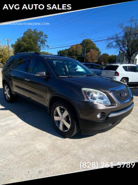 2010 GMC Acadia for sale at AVG AUTO SALES in Hickory NC