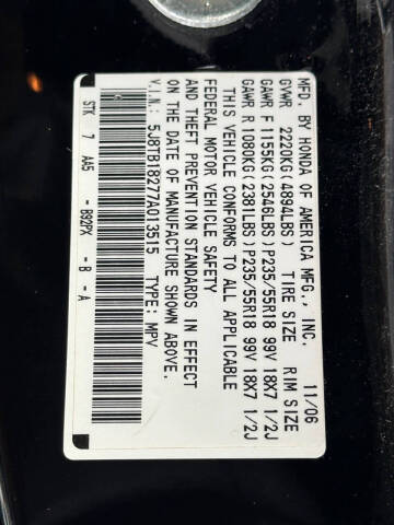 2007 Acura RDX SH-AWD