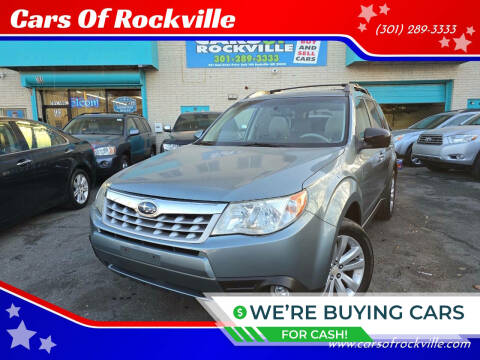 2011 Subaru Forester for sale at Cars Of Rockville in Rockville MD