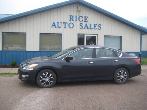 2013 Nissan Altima for sale at Rice Auto Sales in Rice MN