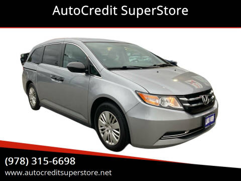 2016 Honda Odyssey for sale at AutoCredit SuperStore in Lowell MA