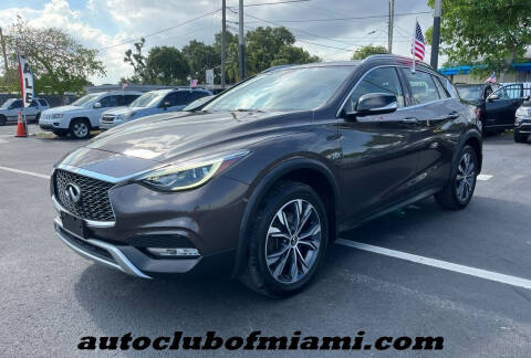 2018 Infiniti QX30 for sale at AUTO CLUB OF MIAMI, INC in Miami FL