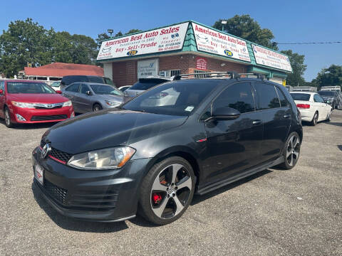 2016 Volkswagen Golf GTI for sale at American Best Auto Sales in Uniondale NY
