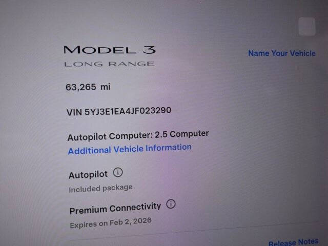 2018 Tesla Model 3 Long Range