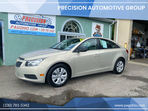 2012 Chevrolet Cruze for sale at Precision Automotive Group in Youngstown OH