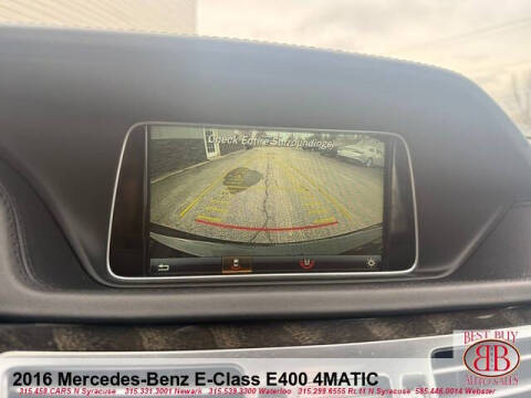 2016 Mercedes-Benz E-Class E 400 4MATIC