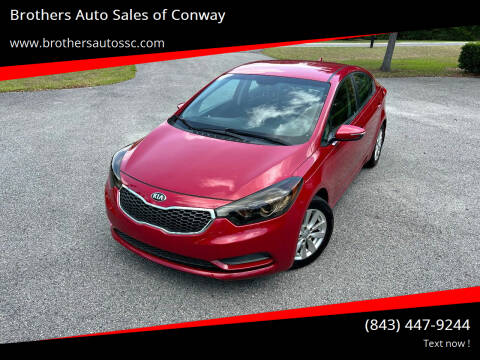 2016 Kia Forte for sale at Brothers Auto Sales of Conway in Conway SC