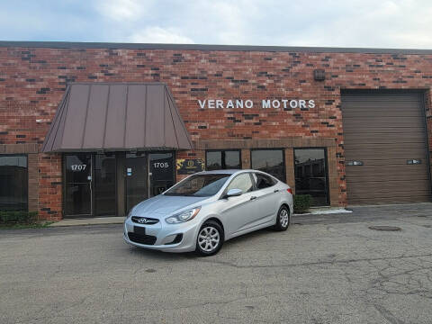 2012 Hyundai Accent for sale at Verano Motors in Addison IL