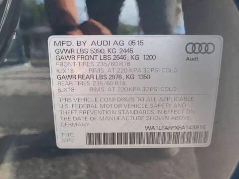 2015 Audi Q5 2.0T quattro Premium Plus