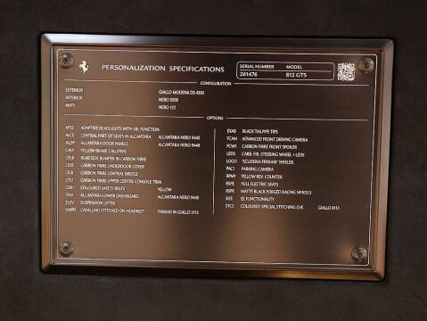 2021 Ferrari 812 GTS