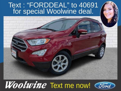 2018 Ford EcoSport for sale at Woolwine Ford Lincoln in Collins MS