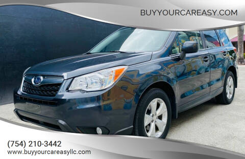 2015 Subaru Forester for sale at BuyYourCarEasy.com in Hollywood FL