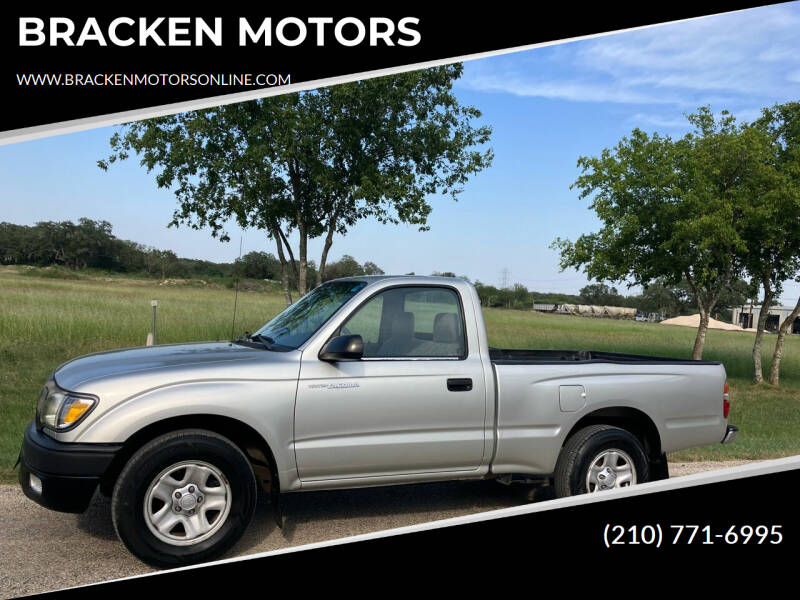 2001 Toyota Tacoma for sale at BRACKEN MOTORS in San Antonio TX