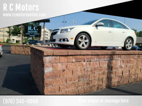 2014 Chevrolet Cruze for sale at R C Motors in Lunenburg MA
