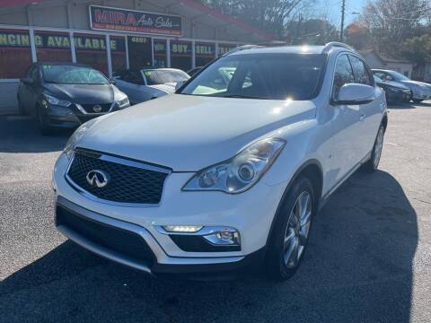 2017 Infiniti QX50 for sale at Mira Auto Sales in Raleigh NC