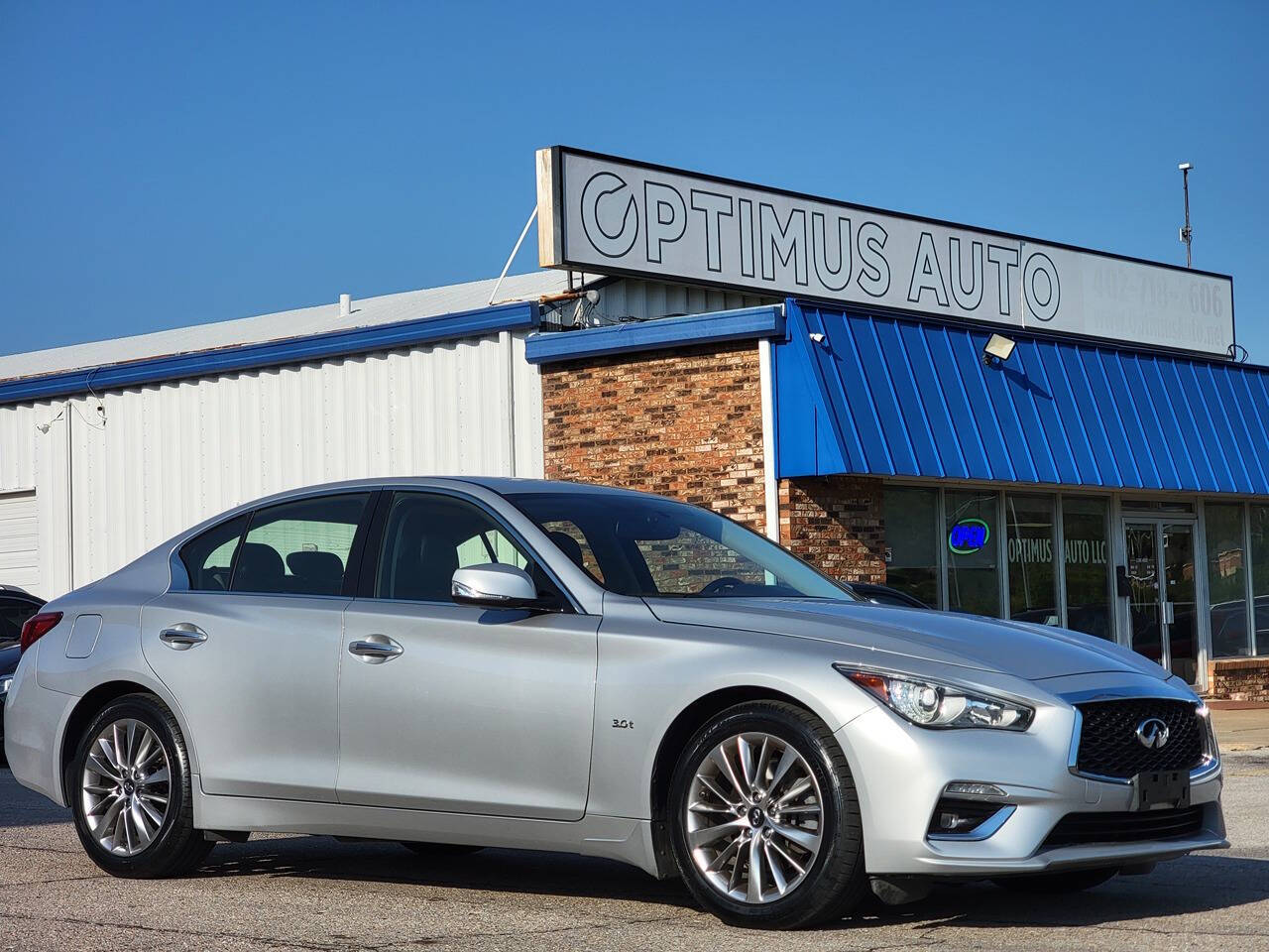 2018 INFINITI Q50 for sale at Optimus Auto in Omaha, NE