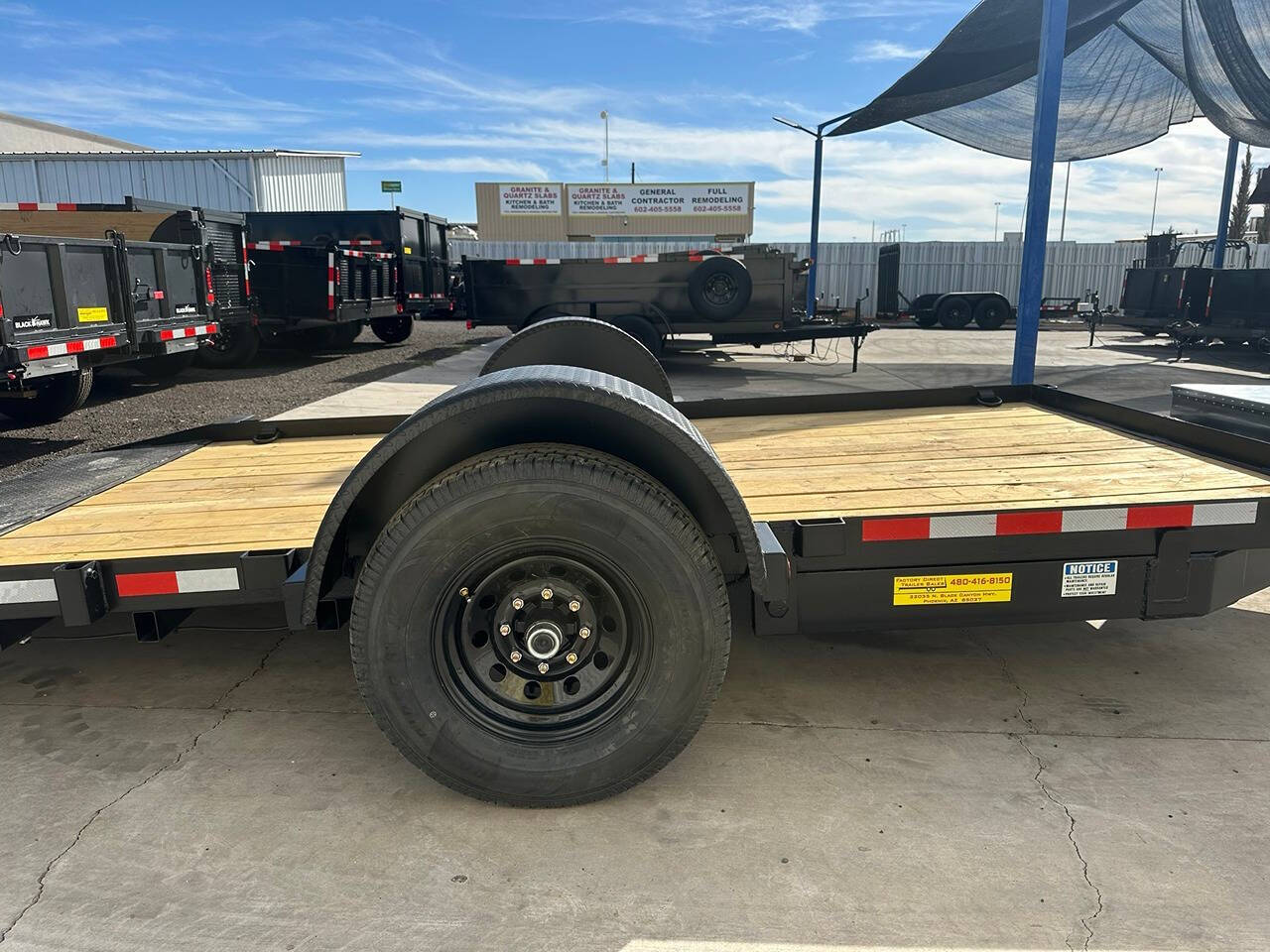 2025 Black Hawk 14' Tilt Trailer - TL714-7K for sale at Factory Direct Trailer Sales in Phoenix, AZ