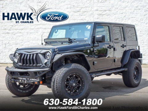 2016 Jeep Wrangler Unlimited for sale at Hawk Ford of St. Charles in Saint Charles IL