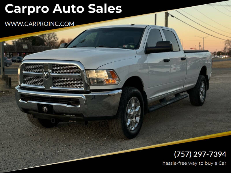 2017 RAM 2500 for sale at Carpro Auto Sales in Chesapeake VA