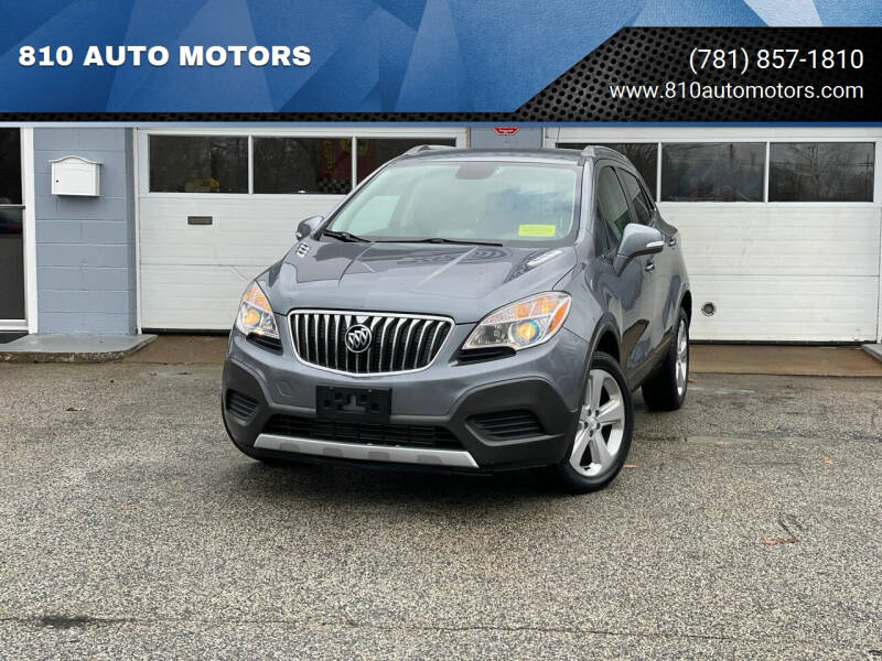 2015 Buick Encore for sale at 810 AUTO MOTORS in Abington MA