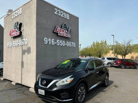2016 Nissan Murano for sale at LIONS AUTO SALES in Sacramento CA