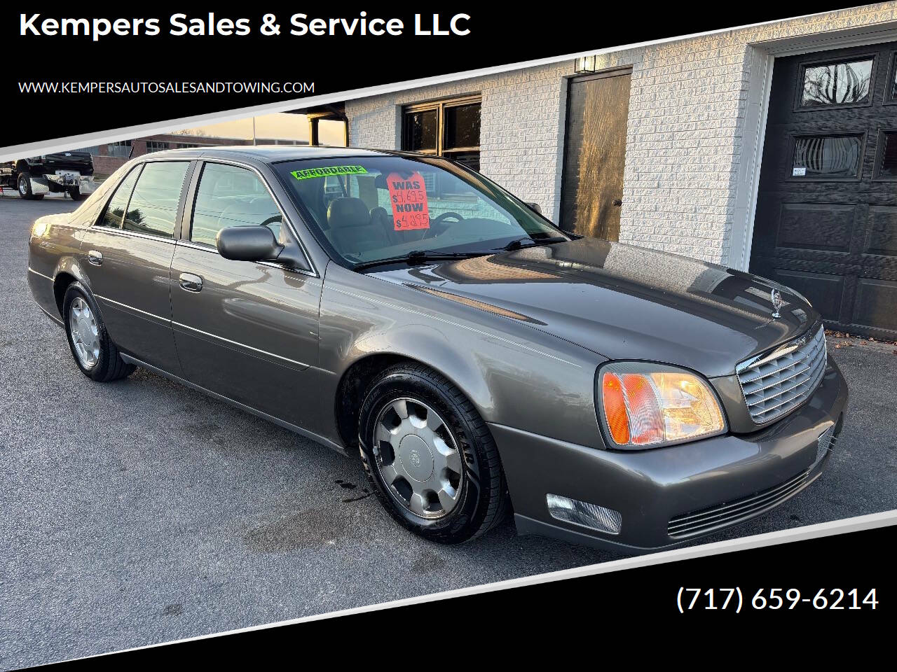 Tan 2000 Cadillac DeVille Base 4dr Sedan 1