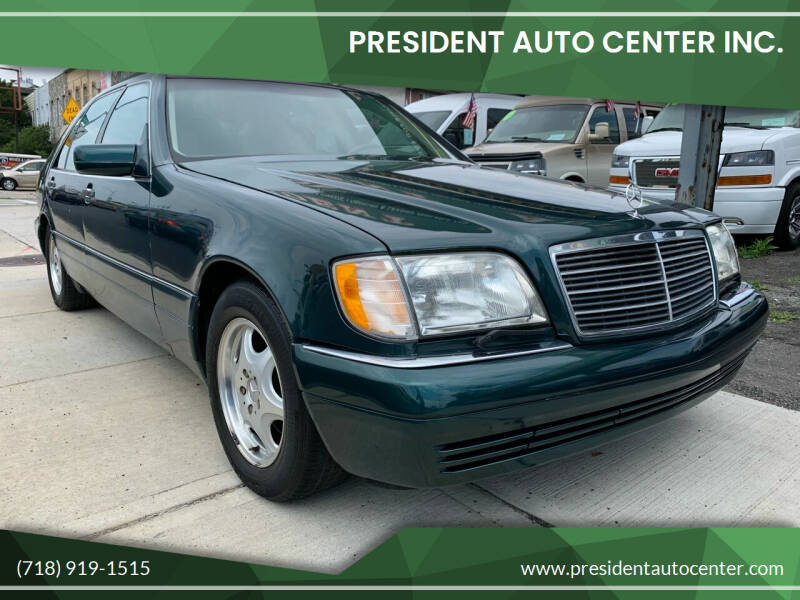 1997 Mercedes-Benz S-Class for sale at President Auto Center Inc. in Brooklyn NY